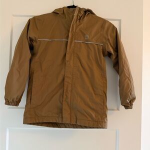 Boy's Brown Hooded Jacket
